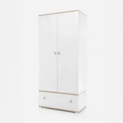 Szafa biała z szufladą ZOYA