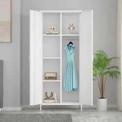 Szafa 2-drzwiowa SOLANS biała