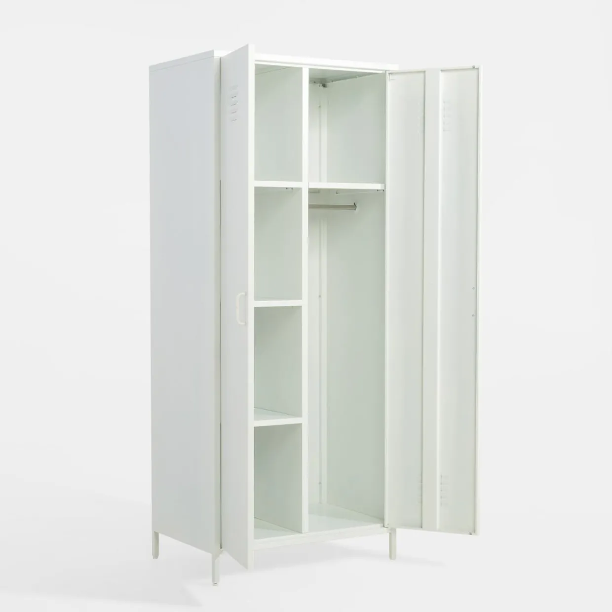 Szafa 2-drzwiowa SOLANS biała