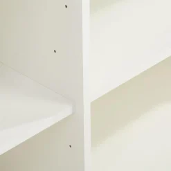 Szafa 5-drzwiowa z listwą okalającą PIANO biała wysoki połysk