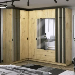 Szafa 2-drzwiowa z lustrem MAXI 100 cm