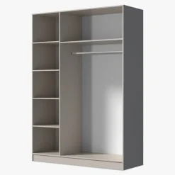 Szafa 3-drzwiowa z lustrem KASZMIR 150 cm