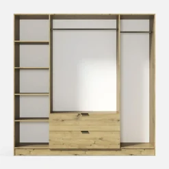 Szafa 4-drzwiowa z lustrem MAXI 200 cm