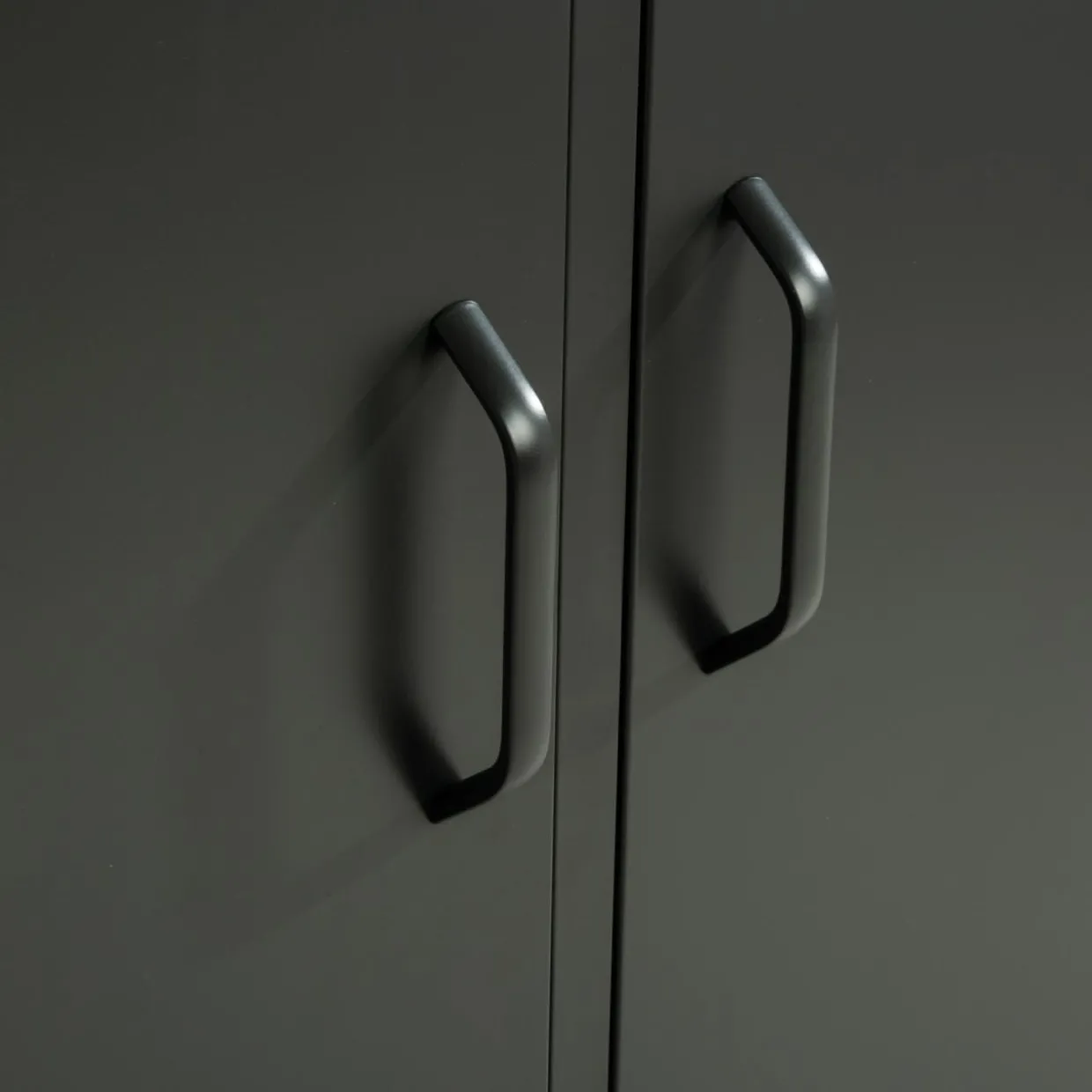 Szafa metalowa grafitowo-czarna BOHOND