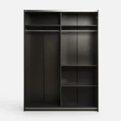 Szafa przesuwna antracyt METROPOLITAN 150 cm