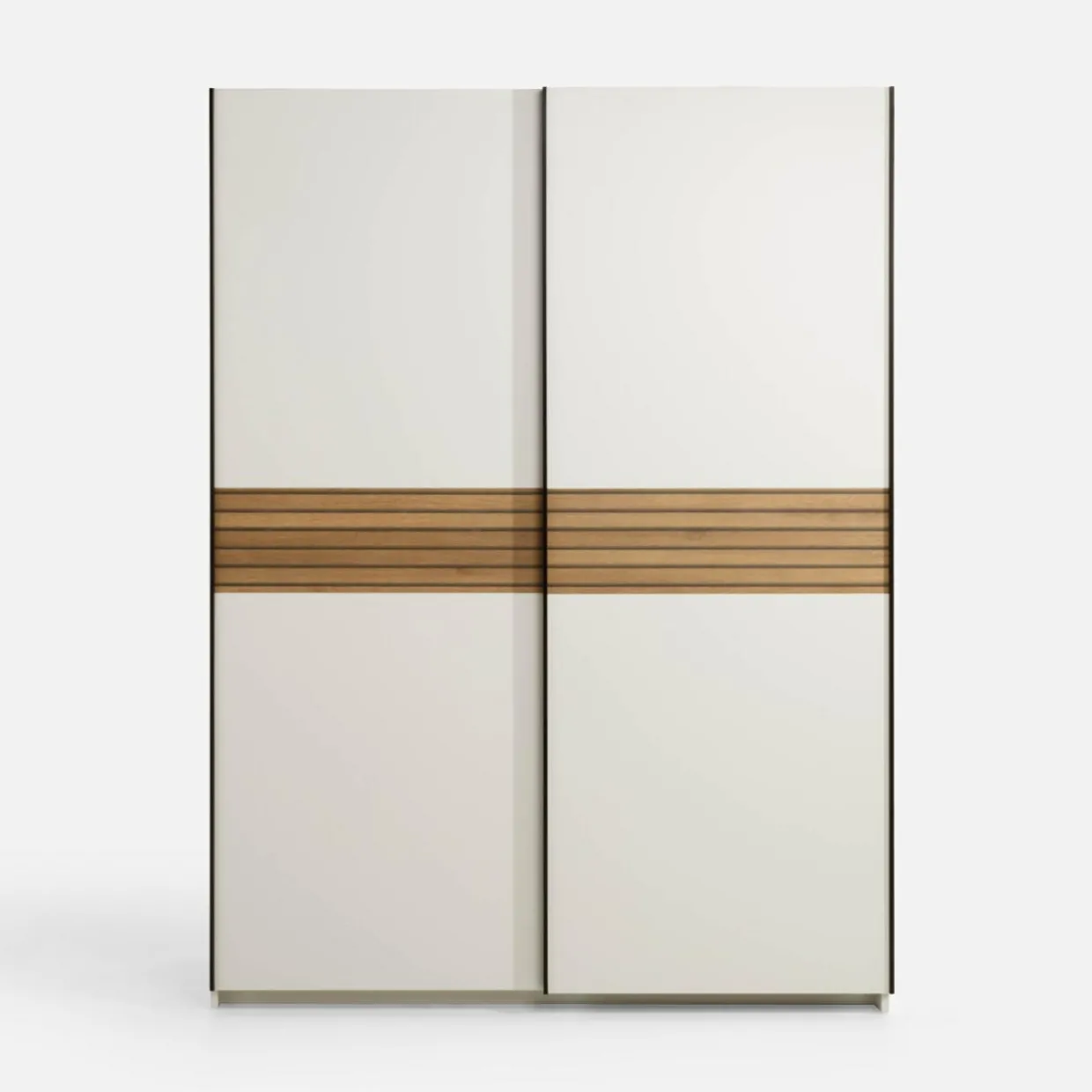 Szafa przesuwna biała METROPOLITAN 150 cm