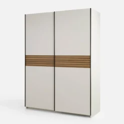 Szafa przesuwna biała METROPOLITAN 150 cm