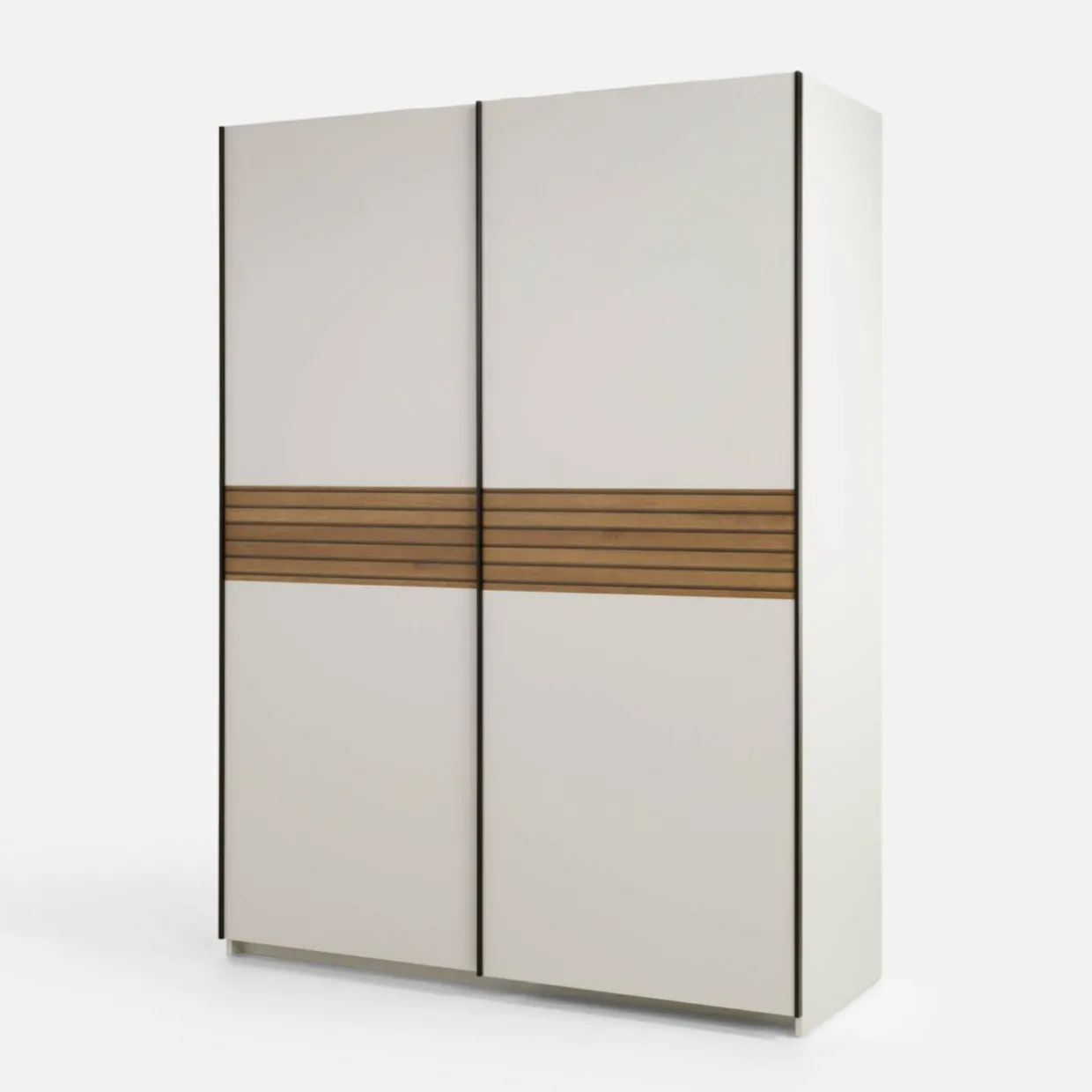 Szafa przesuwna biała METROPOLITAN 150 cm