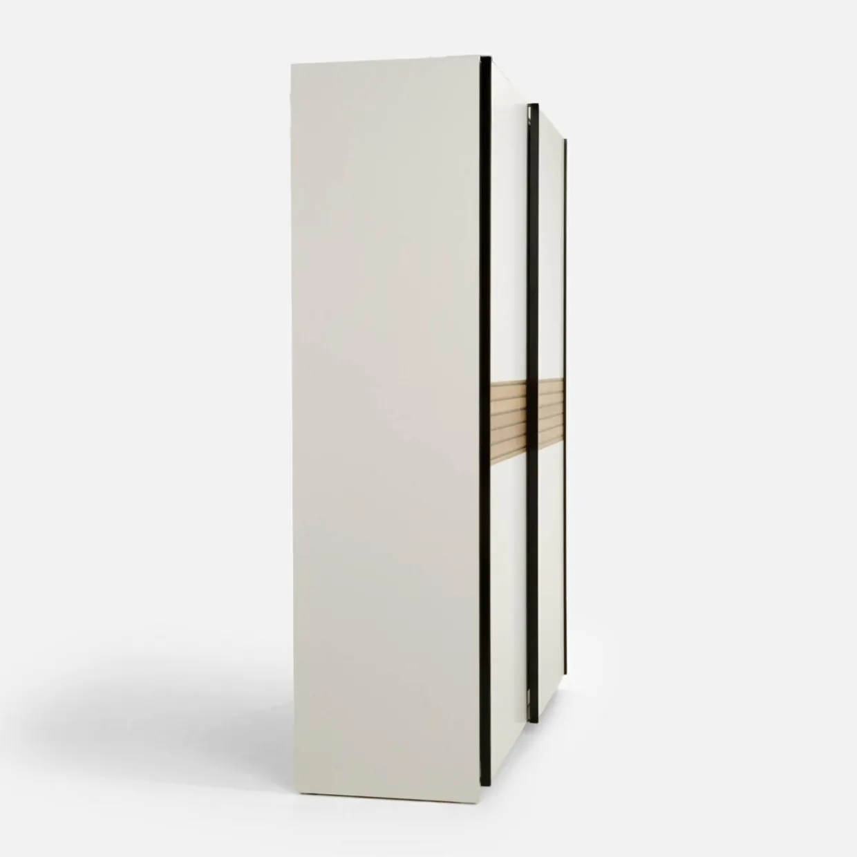 Szafa przesuwna biała METROPOLITAN 150 cm