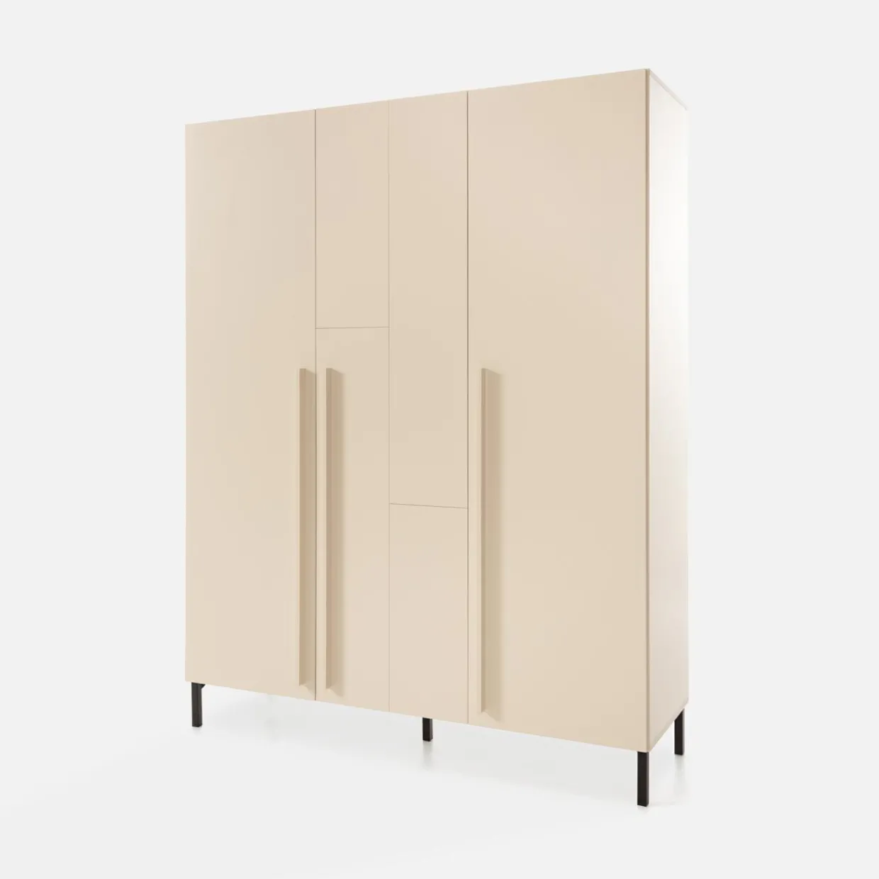 Szafa trzydrzwiowa beżowa SERGIO