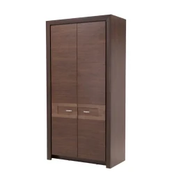 Szafa z drążkiem ciemny brąz 109 cm PARIS