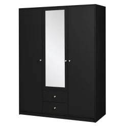Szafa z lustrem czarna COLORI