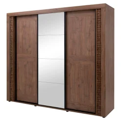 Szafa z lustrem DORIAN 3D, z oświetleniem