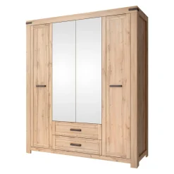 Szafa z lustrem i 2 szufladami MORTIZ