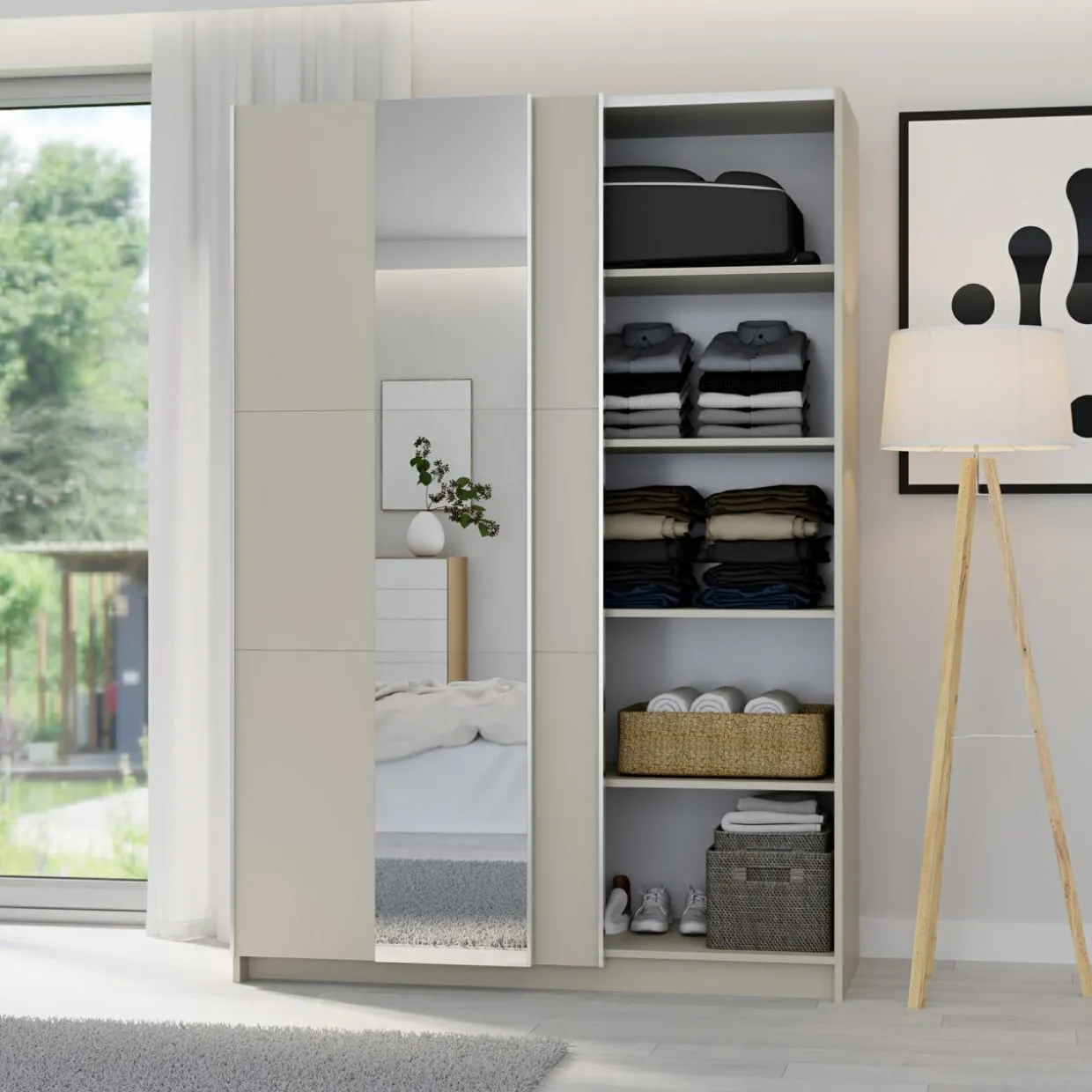 Szafa z lustrem LUSE