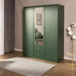 Szafa z lustrem zielona COLORI