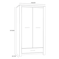 Szafa z szufladą SAN CAYETANO