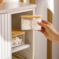 Szafka łazienkowa wisząca biały mat 20 cm