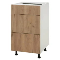 Szafka dolna BASIC PLUS BP/D45S3 dąb craft złoty