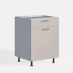 Szafka dolna MILENA stojąca z szufladą 60 cm kaszmir