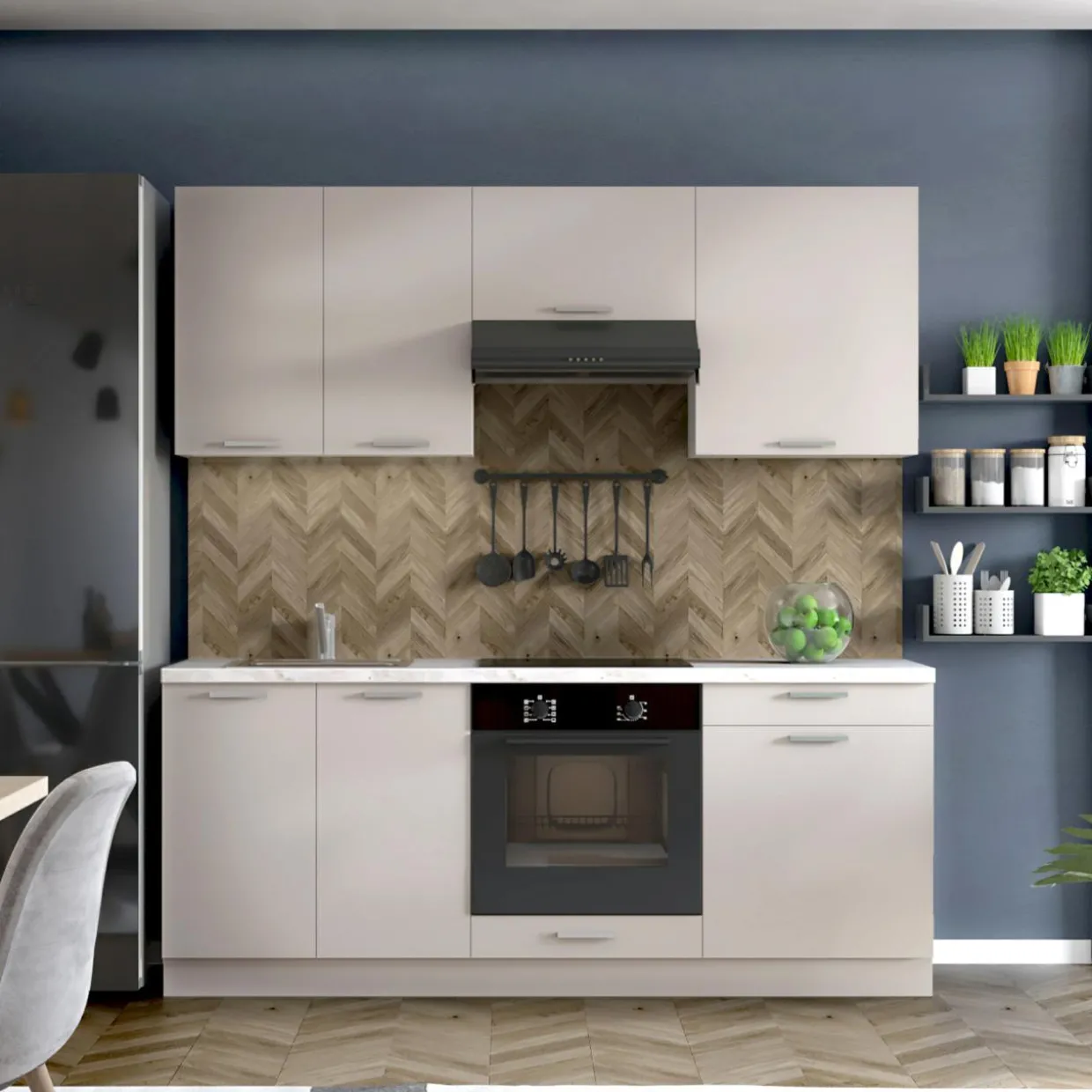 Szafka dolna MILENA stojąca 60 cm kaszmir