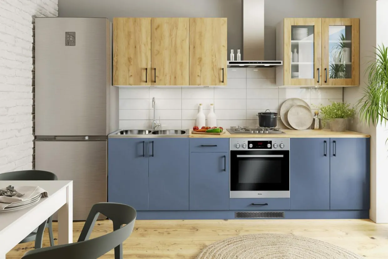 Szafka dolna pod zlewozmywak BASIC PLUS BP/D80Z alby blue