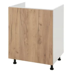 Szafka dolna pod zlewozmywak BASIC PLUS BP/D60Z dąb craft złoty