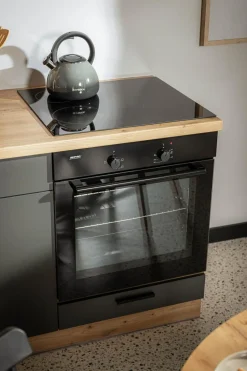 Szafka dolna stojąca pod piekarnik MILENA grafit