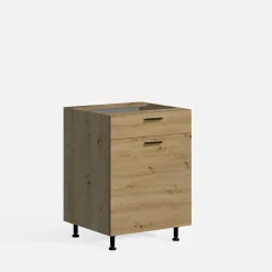 Szafka dolna stojąca z szufladą MILENA M/D60S1 dąb artisan
