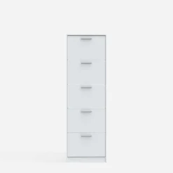 Szafka na buty biała wysoka NOCII