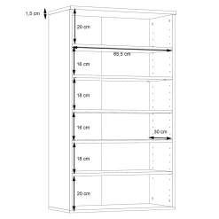 Szafka na buty BOOTS biała