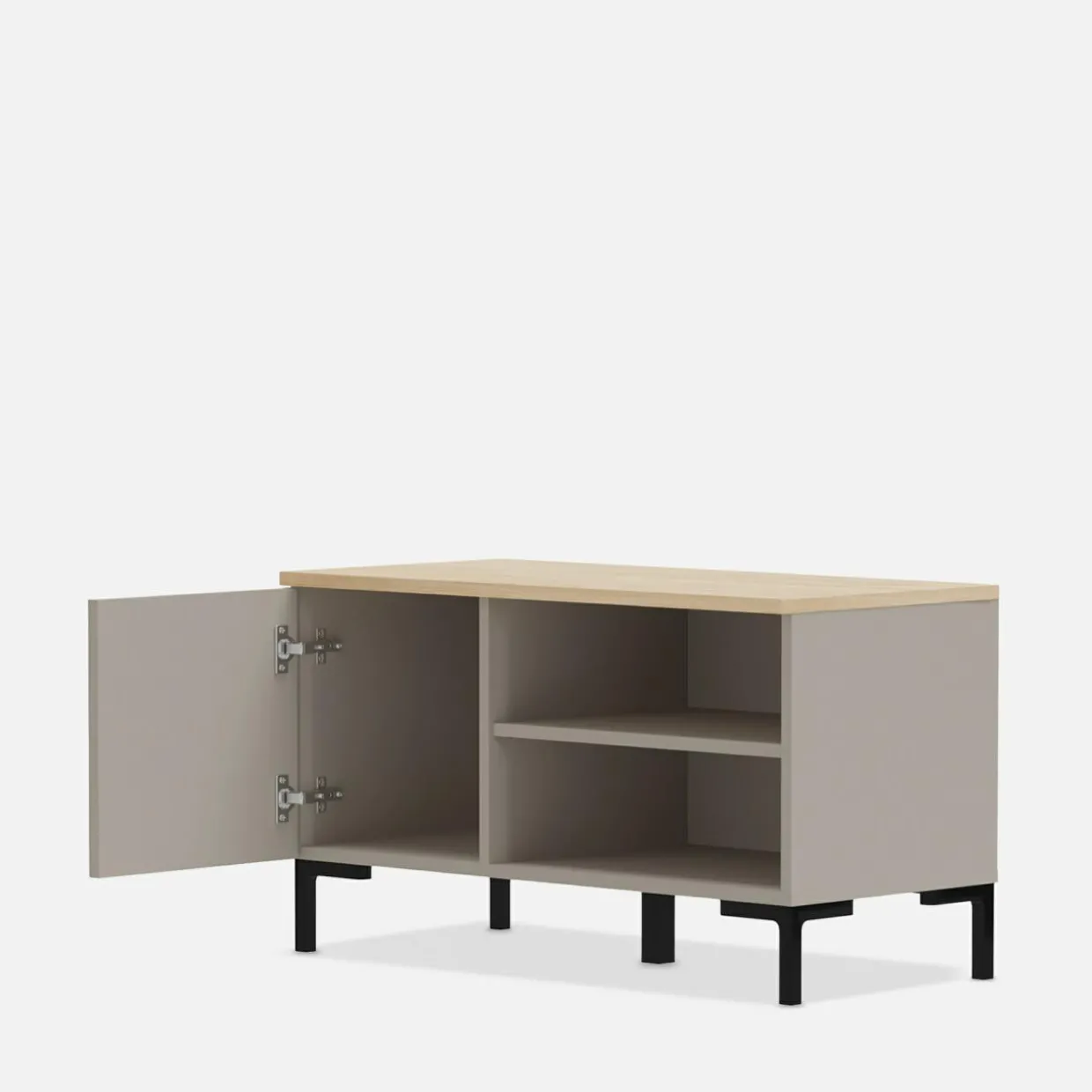 Szafka na buty z ryflowaniem DOMINICA