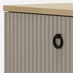 Szafka na buty z ryflowaniem DOMINICA