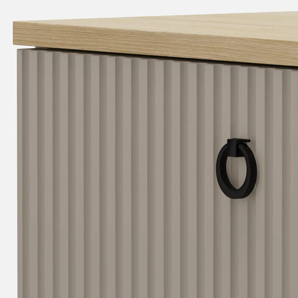 Szafka na buty z ryflowaniem DOMINICA