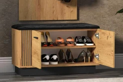 Szafka na buty z tapicerowanym siedzeniem VASCO