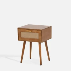 Szafka nocna boho brązowa CALAMO