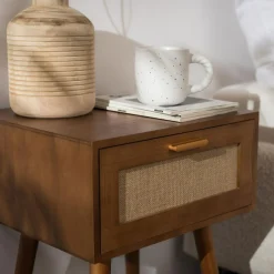 Szafka nocna boho brązowa CALAMO