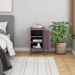 Szafka nocna SOLANS fioletowa