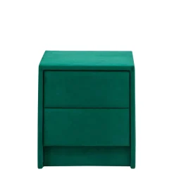 Szafka nocna tapicerowana zielona MANSION