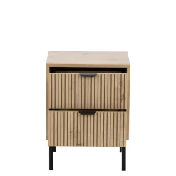 Szafka nocna z ryflowaniem SALA