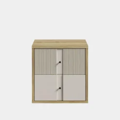 Szafka nocna z ryflowaniem RANKIN