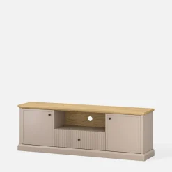 Szafka pod telewizor IDELLO taupe dąb kamienny