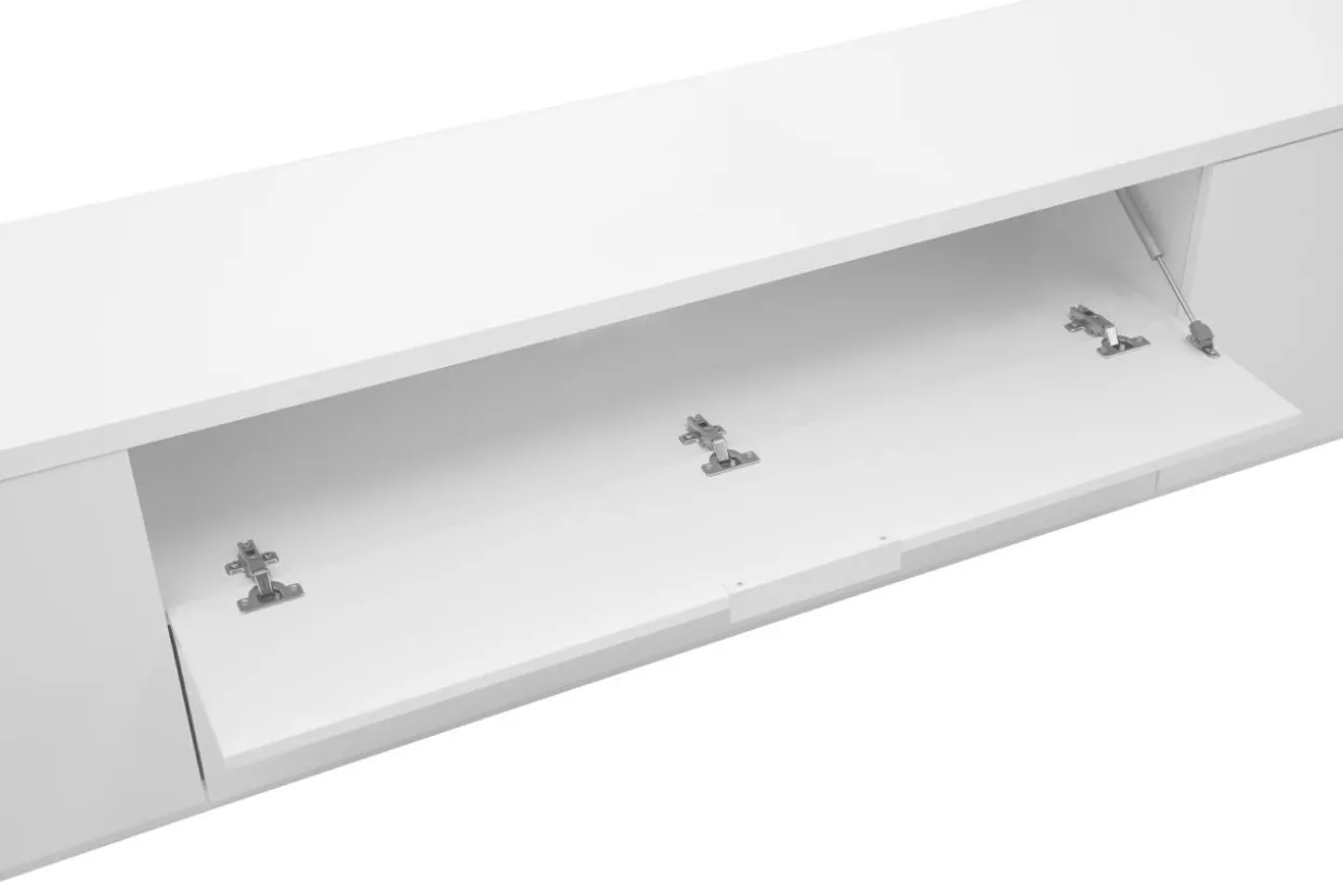 Szafka RTV biała MUNDI 240 cm