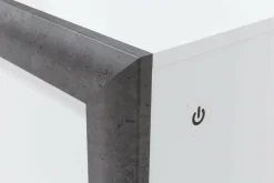 Szafka RTV CANNE NEW 1S2D CQNT132B z oświetleniem