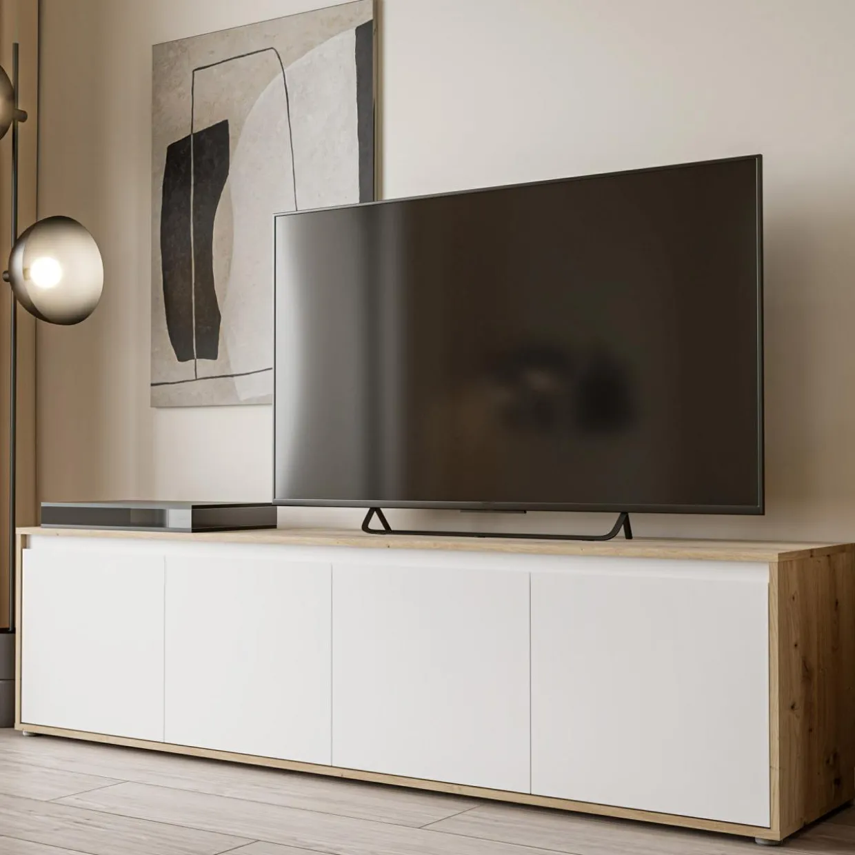 Szafka RTV 4-drzwiowa SKELPE