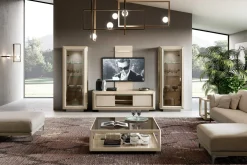 Szafka RTV ELITE DAY złota brzoza