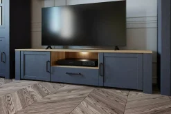 Szafka RTV granatowa BOHOL z szufladą