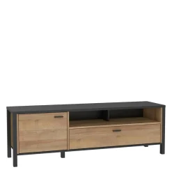 Szafka RTV industrialna z szufladą i półką HIGH ROCK