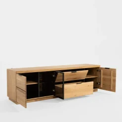 Szafka RTV loftowa z oświetleniem NAPOLI