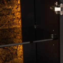 Szafka RTV loftowa z oświetleniem NAPOLI